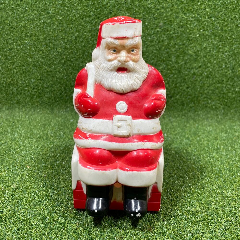 Vintage 1950s Paramount Santa on Chimney Light Christmas Decor